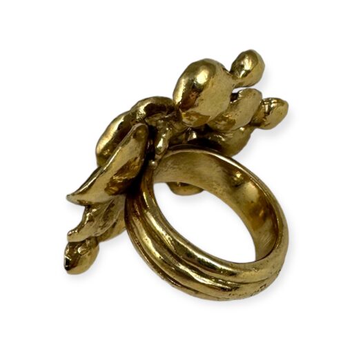 Saint Laurent Arty Cluster Ring in Gold | Size 7.5 7