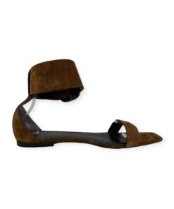 Saint Laurent Suede Sandals in Brown | Size 40 8