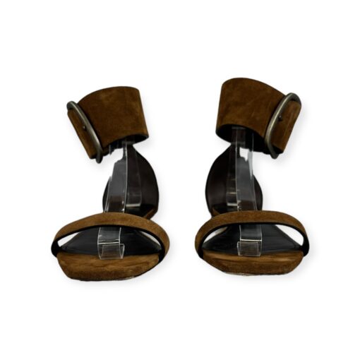 Saint Laurent Suede Sandals in Brown | Size 40 3
