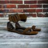 Saint Laurent Suede Sandals in Brown | Size 40