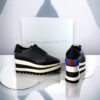 Stella McCartney Elyse Platform Sneakers in Black | Size 36