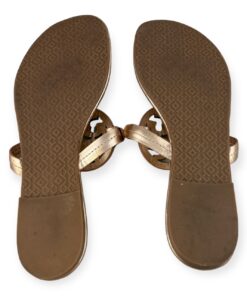 Tory Burch Miller Metallic Sandals in Rose Gold | Size 11 12