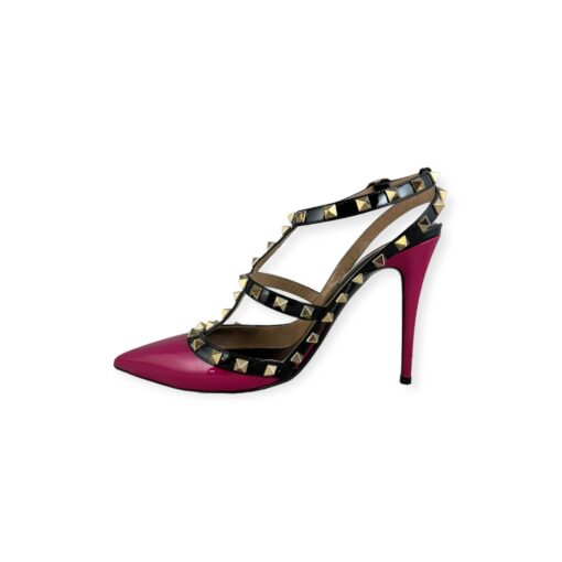 Valentino Patent Leather Rockstud Pumps in Pink | Size 39 2