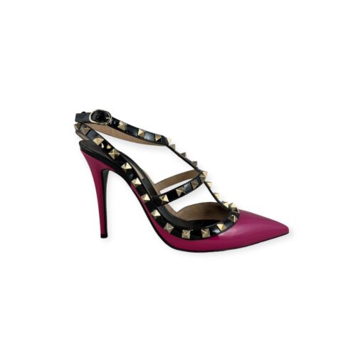 Valentino Patent Leather Rockstud Pumps in Pink | Size 39 3