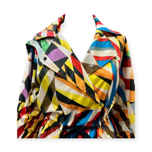 Akris Drawstring Trench in Multicolor | Size 8 2