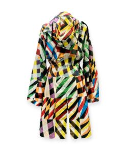 Akris Drawstring Trench in Multicolor | Size 8 11