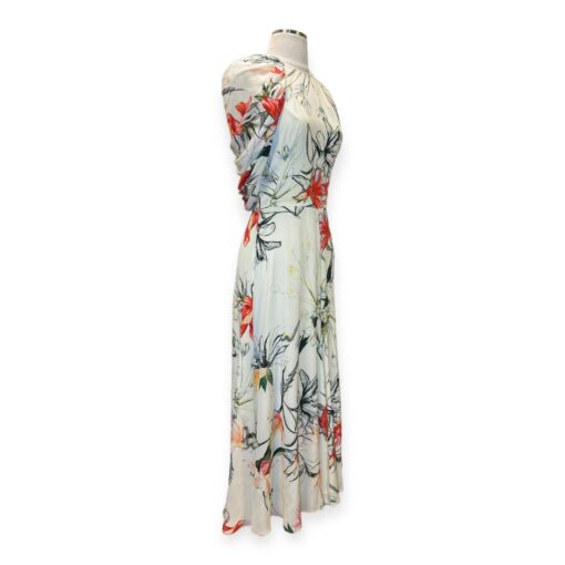 Alexander McQueen Floral Dress in White Multi | Size 40 4