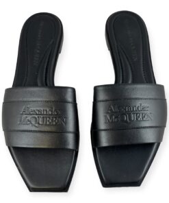 Alexander McQueen Slide Sandals in Black | Size 38 10
