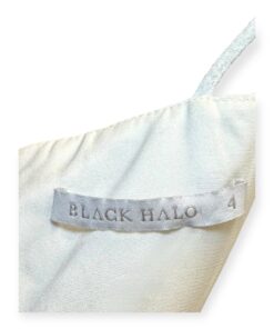 Black Halo Floral Panel Dress in White Multi | Size 4 14
