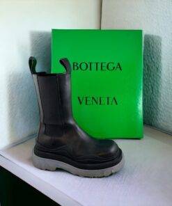 Bottega Veneta Lug Boots in Black | Size 37.5