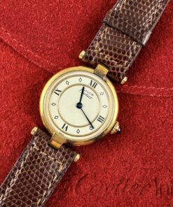Cartier Must De Cartier Watch Vermeil Sterling Silver