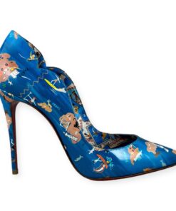 Christian Louboutin Hot Chick Odyssey Pumps in Blue | Size 37.5 8