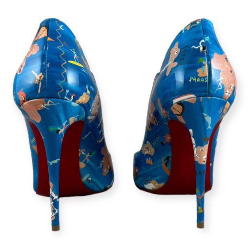 Christian Louboutin Hot Chick Odyssey Pumps in Blue | Size 37.5 5