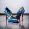 Christian Louboutin Hot Chick Odyssey Pumps in Blue | Size 37.5