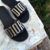 Dior DIORevolution Slides in Black | Size 37