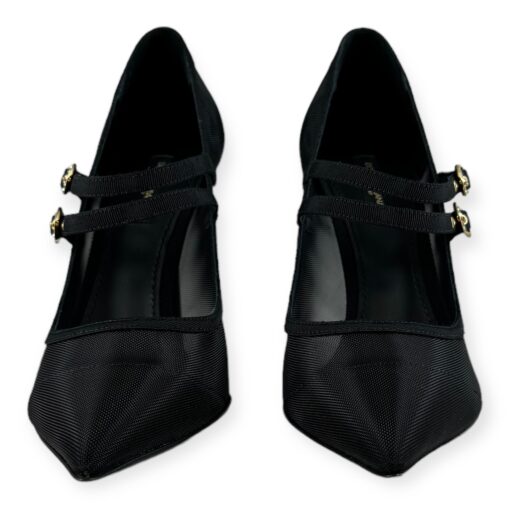 Dolce & Gabbana Mesh Buckle Pumps in Black | Size 38 4