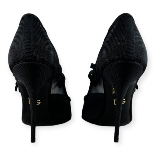 Dolce & Gabbana Mesh Buckle Pumps in Black | Size 38 6