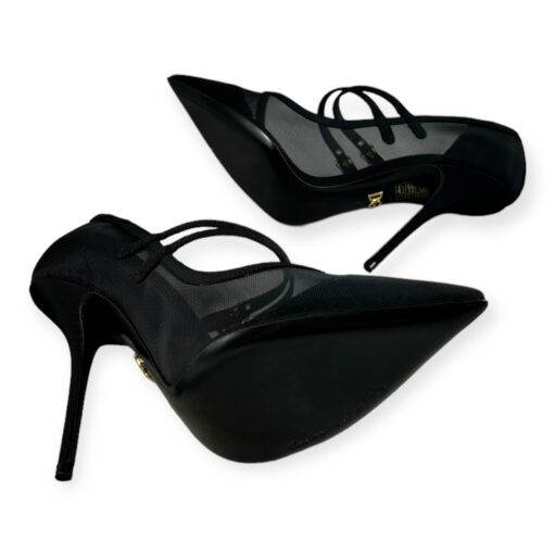 Dolce & Gabbana Mesh Buckle Pumps in Black | Size 38 7