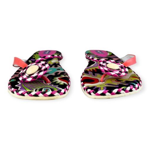 Emilio Pucci Print Flip Flops in Pink Multicolor | Size 38 3