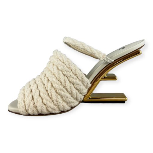 Fendi Fendi First Rope Sandals in White | Size 39 1