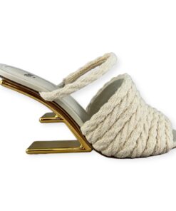 Fendi Fendi First Rope Sandals in White | Size 39 8