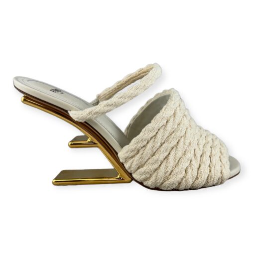Fendi Fendi First Rope Sandals in White | Size 39 2