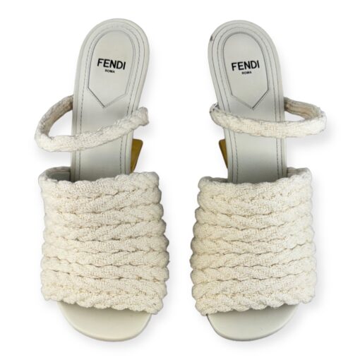 Fendi Fendi First Rope Sandals in White | Size 39 4