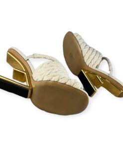 Fendi Fendi First Rope Sandals in White | Size 39 12