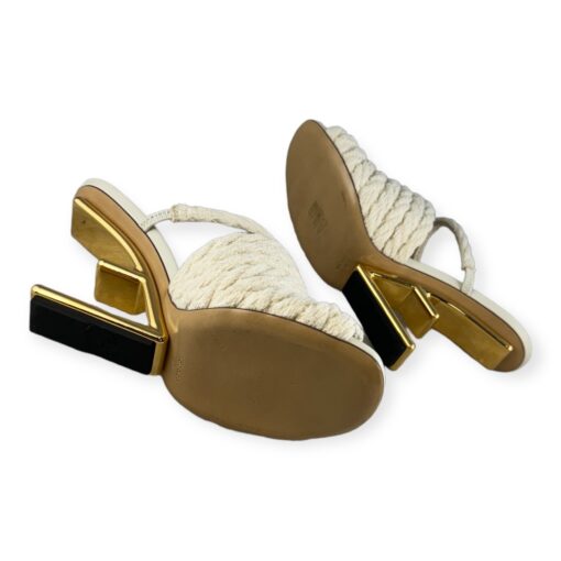 Fendi Fendi First Rope Sandals in White | Size 39 6