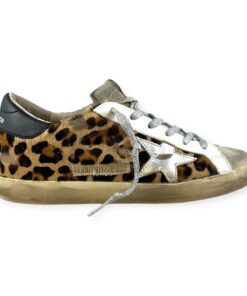 Golden Goose Leopard Sneakers in Brown Silver | Size 38 7
