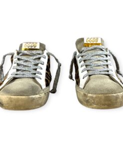 Golden Goose Leopard Sneakers in Brown Silver | Size 38 8