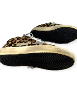 Golden Goose Leopard Sneakers in Brown Silver | Size 38 10