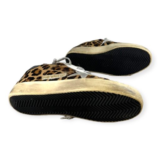 Golden Goose Leopard Sneakers in Brown Silver | Size 38 5