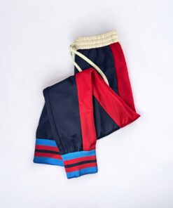 Gucci Stripe Joggers in Navy & Red | Size Small