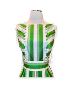 Lela Rose Striped Midi Dress in Green & White | Size 10 8