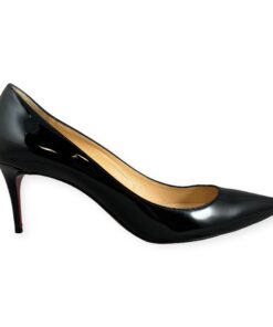 Christian Louboutin Patent Midheel Pumps in Black | Size 38.5 8