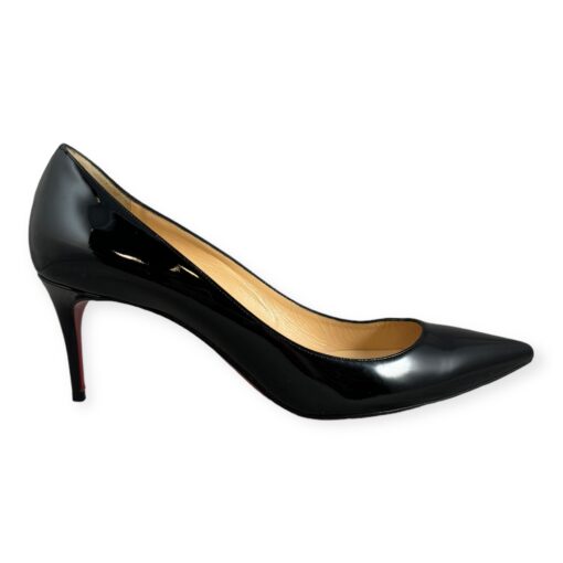 Christian Louboutin Patent Midheel Pumps in Black | Size 38.5 2