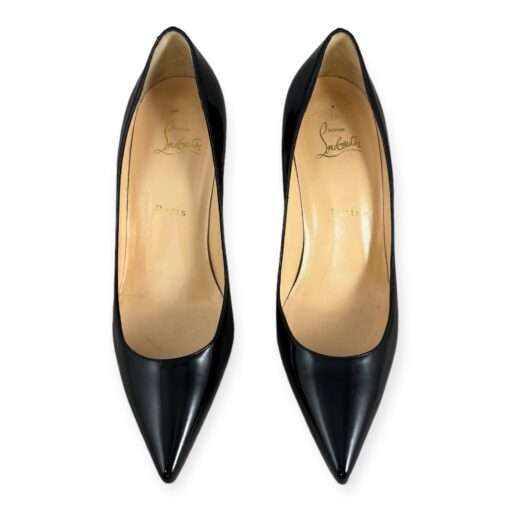 Christian Louboutin Patent Midheel Pumps in Black | Size 38.5 4