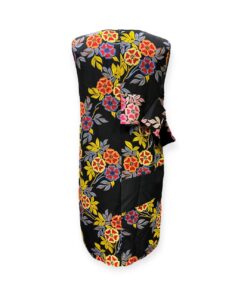 MSGM Floral Dress in Black Multicolor | Size Medium 14