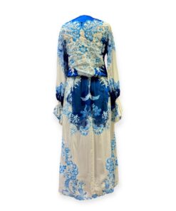 Roberto Cavalli Floral Dress in Blue & White | Size 6 11