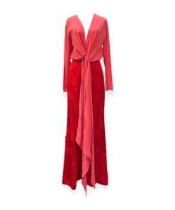 Silvia Tcherassi Kalamary Jumpsuit in Coral & Red | Size Medium 8
