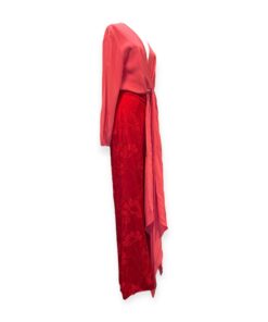 Silvia Tcherassi Kalamary Jumpsuit in Coral & Red | Size Medium 11