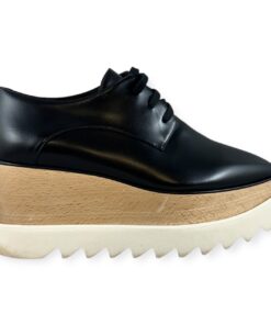 Stella McCartney Elyse Platform Lace-Up Sneakers in Black | Size 37 8