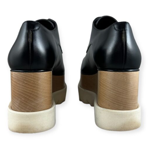 Stella McCartney Elyse Platform Lace-Up Sneakers in Black | Size 37 5