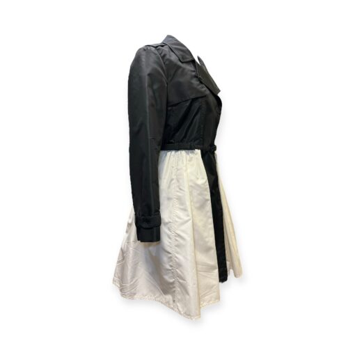 Valentino Trench Dress in Black & Ivory | Size 6 4