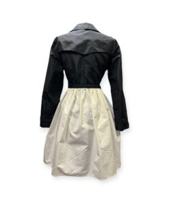 Valentino Trench Dress in Black & Ivory | Size 6 12