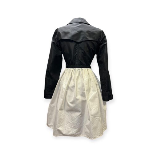 Valentino Trench Dress in Black & Ivory | Size 6 5