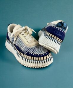 Chloe Nama Sneakers in Blue White | Size 39