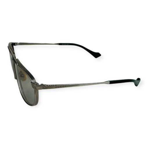 Gucci Aviator Sunglasses in Silver Gray 3