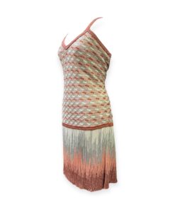 M Missoni Shimmer Knit Dress in Silver Multi | Size 10 10